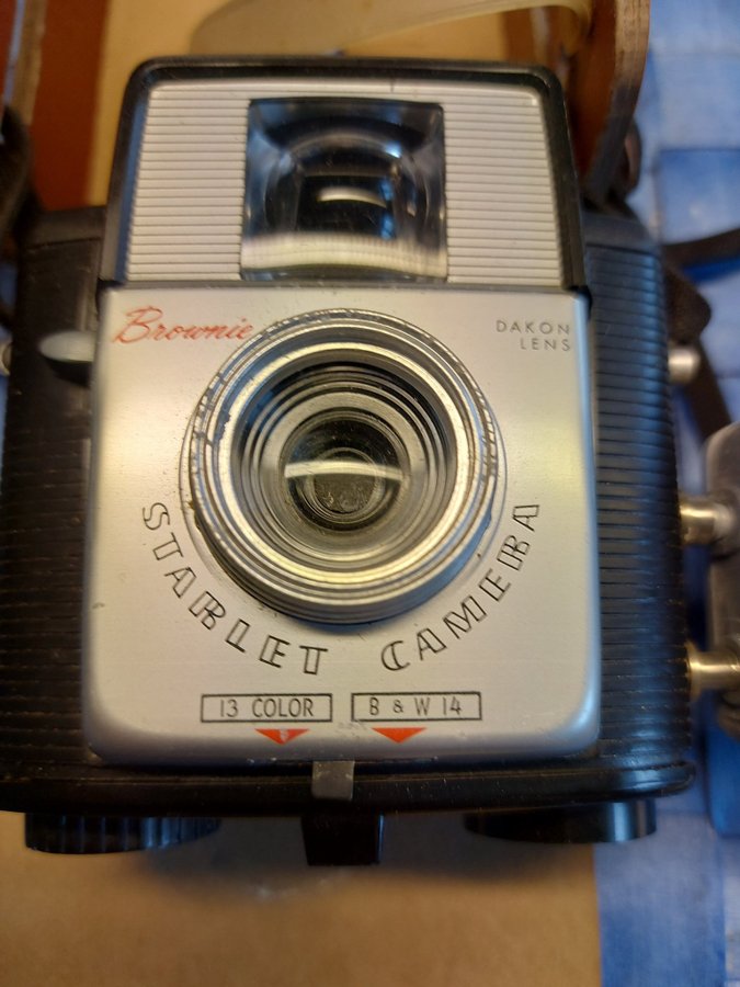 Kodak Brownie Starlet kamera med blixt