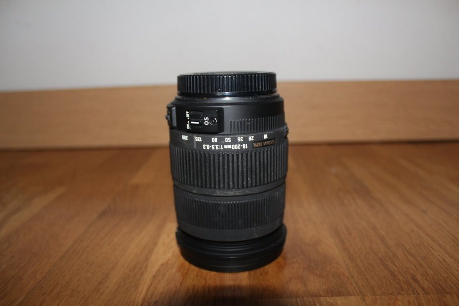 Sigma 18-200mm 1:35-63 DC HSM OS - Canon objektiv