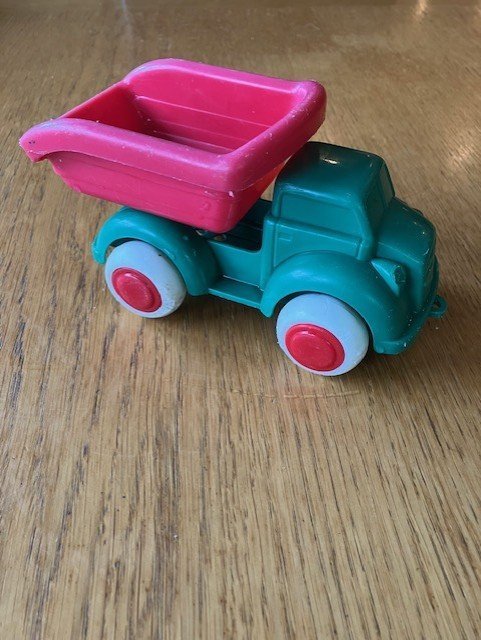 Äldre lastbil i plast Flexi Toys Made in Sweden