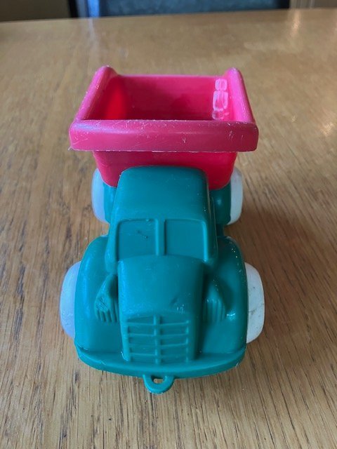 Äldre lastbil i plast Flexi Toys Made in Sweden