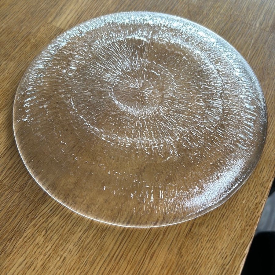 Iittala "SOLARIS" 6 st assietter ø 195 cm Tapio Wirkkala bruksskick