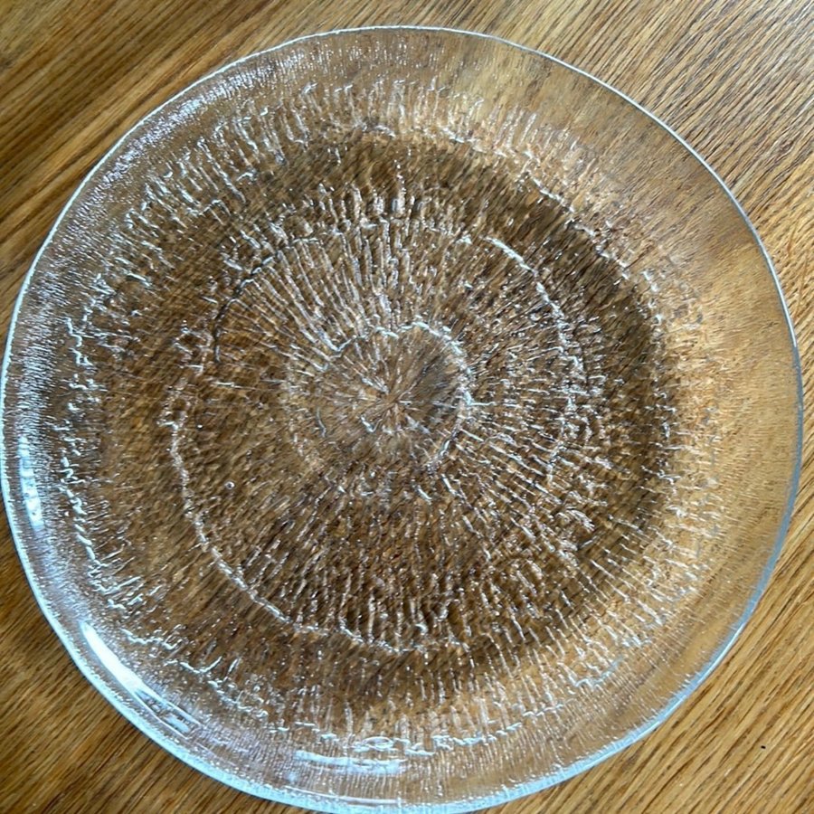 Iittala "SOLARIS" 6 st assietter ø 195 cm Tapio Wirkkala bruksskick