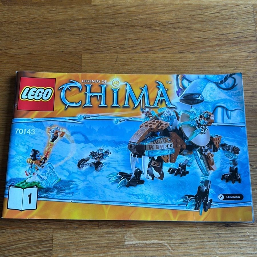 LEGO Chima 70143 - instruktions bok