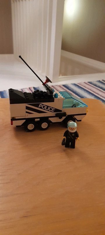 Lego 6430 Night Patroller med fungerande ljud vintage retro 90-talet polisbil