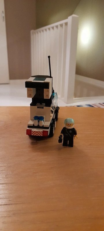 Lego 6430 Night Patroller med fungerande ljud vintage retro 90-talet polisbil