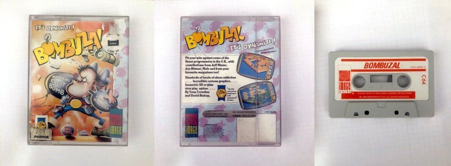 Bombuzal (Commodore 64/C64 Spel Kassett)