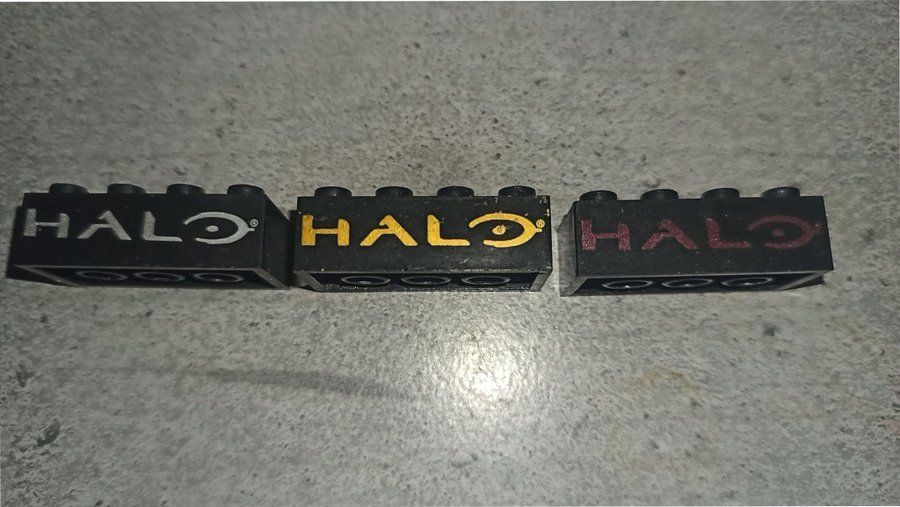 4st Oöppnade Mega Bloks Halo Metallic Series IV Drop Pods från 2016