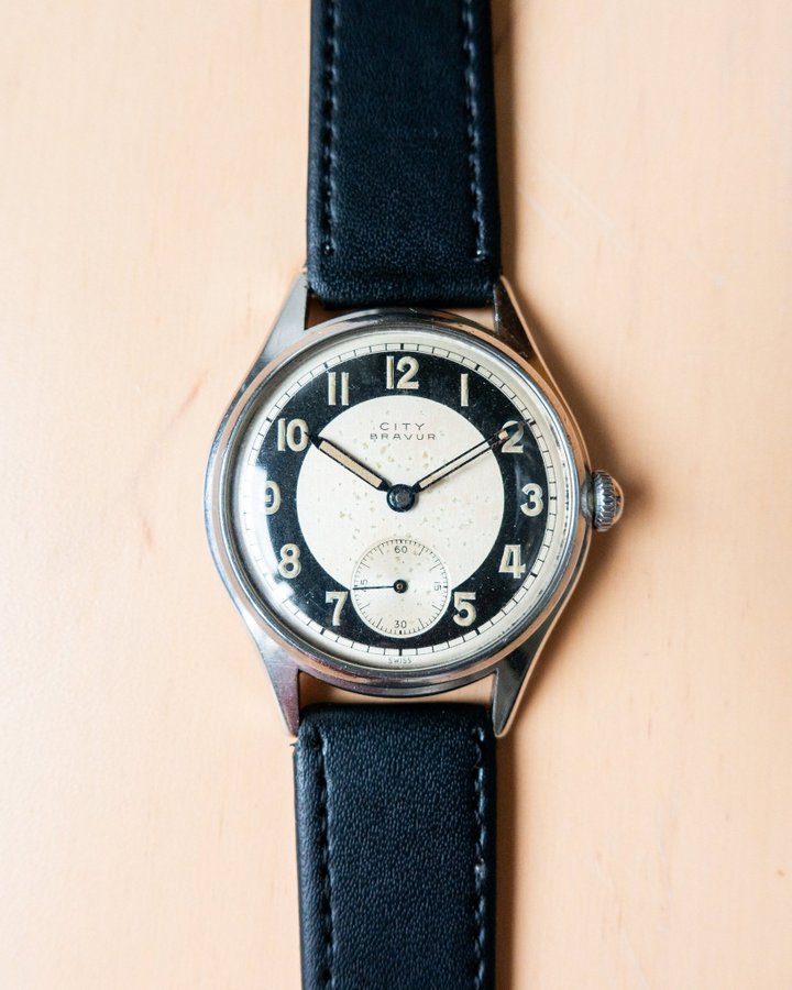 City Bravur Military Watch 1950's