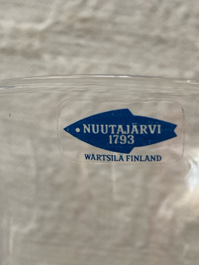 TVÅ STYCKEN IRISH COFFEE GLAS NUUTAJÄRVI 1793 - WÄRTSILÄ FINLAND