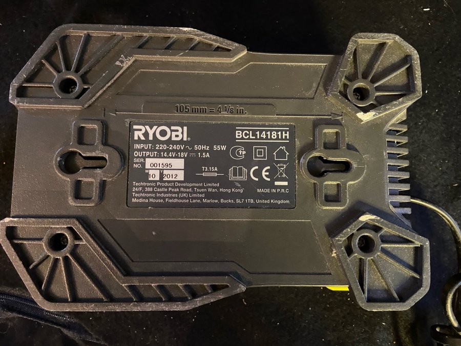 BCL14181H RYOBI BATTERILADDARE