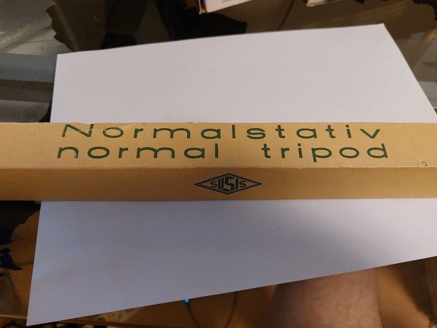 Normalstativ / Normal Tripod vintage i originalförpackning