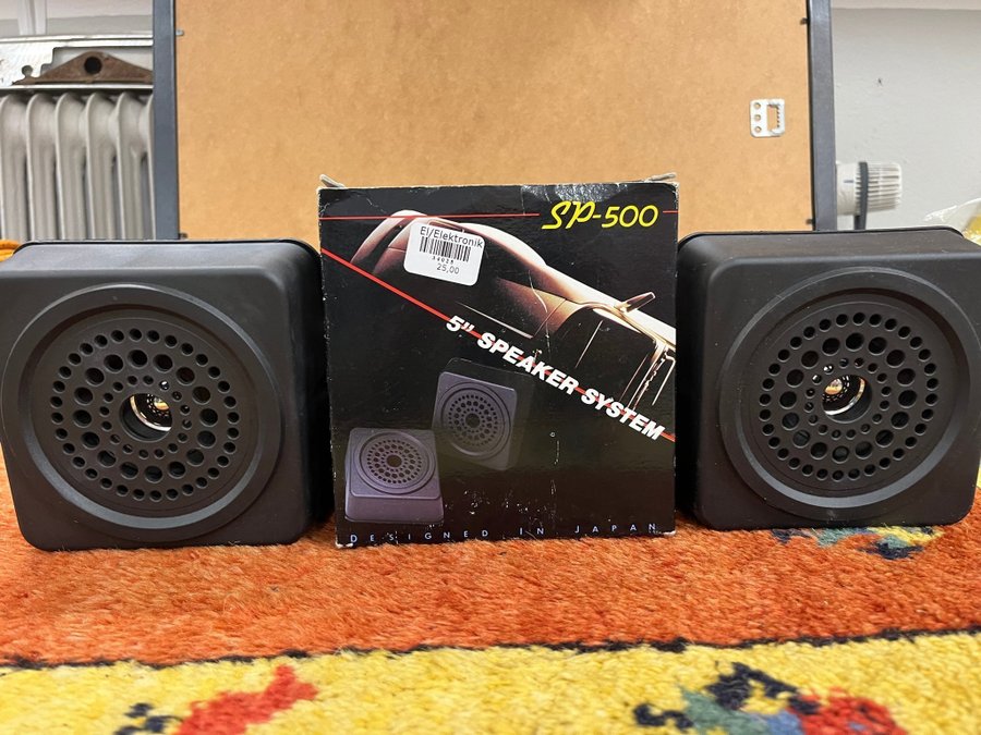 Veteranbil Retro Vintage bilstereo högtalare NOS