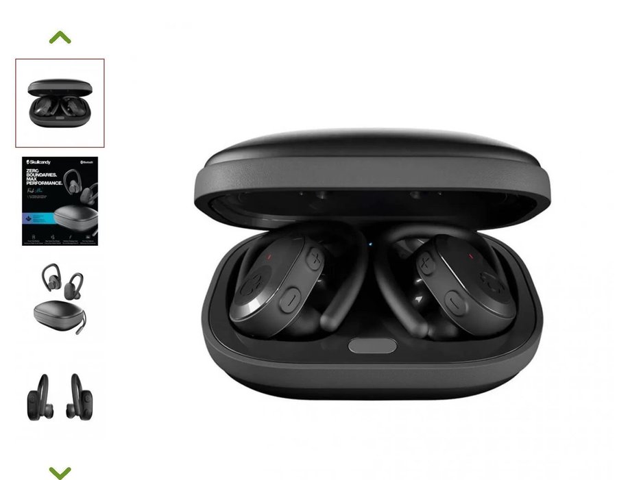 True Wireless Sport Earbuds: Skullcandy