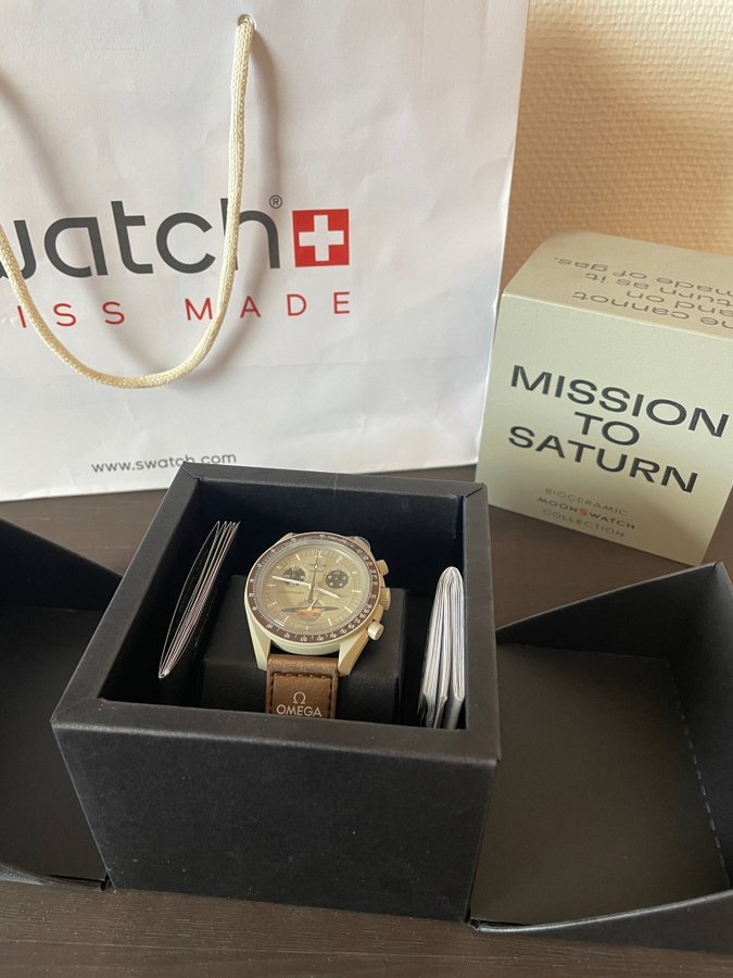 OANVÄND! Swatch X Omega MISSION TO SATURN