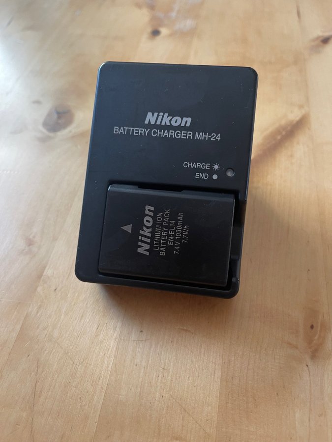 Nikon batteri plus laddare