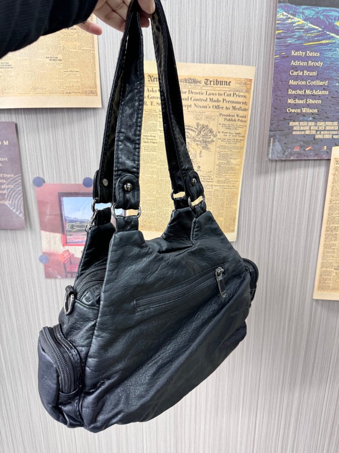 Black handbag