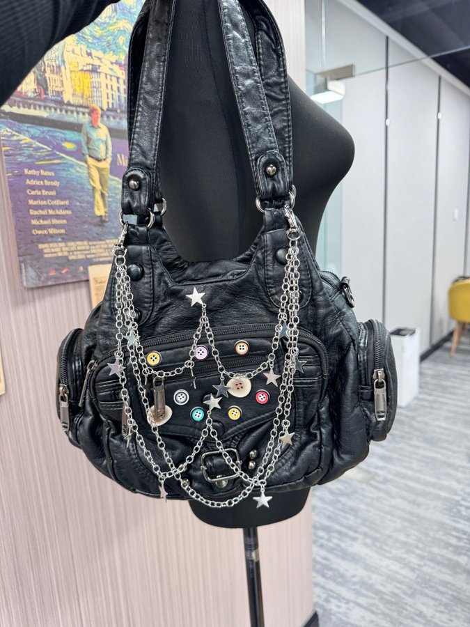 Black handbag