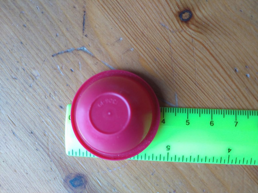 Tupperware nyckelring liten pillerburk mini plastbunke m lock