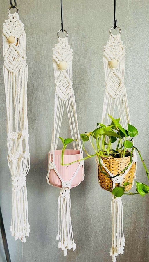 Ampel i makramé /plant hanger