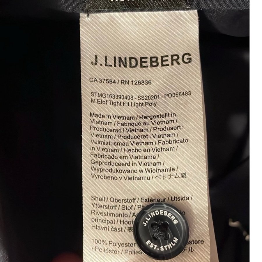 Mörkblå J lindeberg golfbyxa