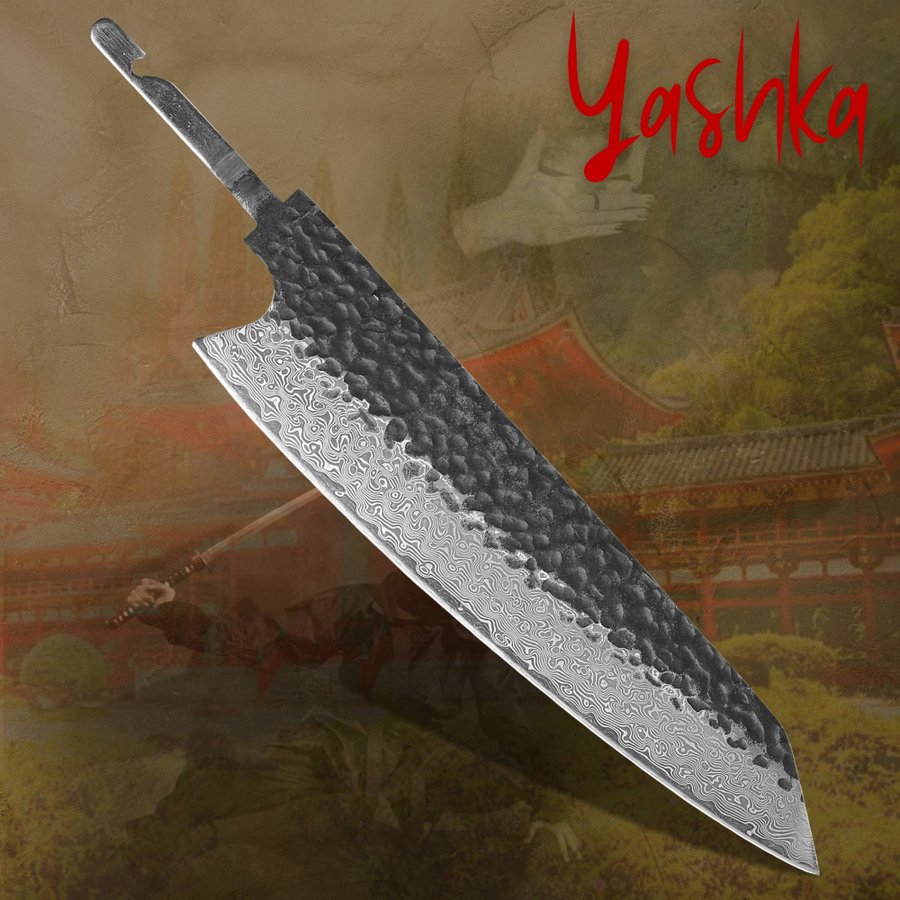 Kitchen Knife Billet Japanese Kiritsuke Blade Shape DIY Chef Kitchen Knives Tool