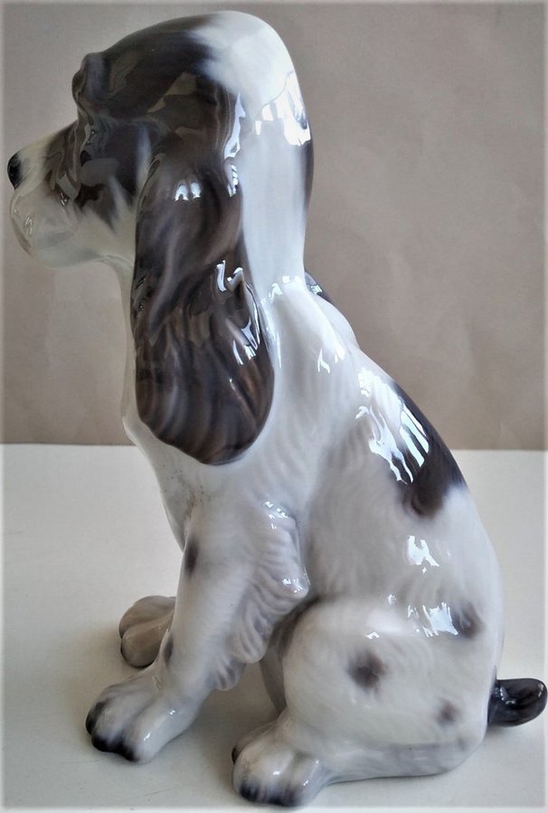 Cockerspaniel fra Lyngby Porcelæn Figur nr 85 - 1 sortering