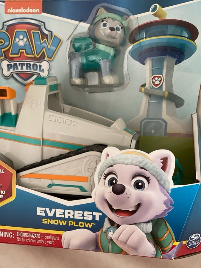 Helt NY Paw Patrol Everest med fordon leksak barn present Nickelodeon