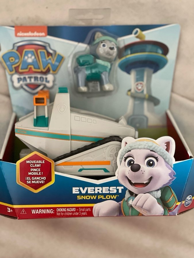 Helt NY Paw Patrol Everest med fordon leksak barn present Nickelodeon