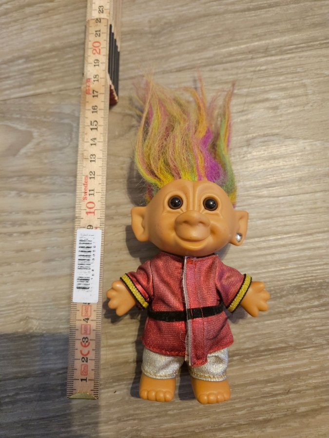 LYCKOTROLL Troll figurin trolldocka docka leksak vintage retro trolls