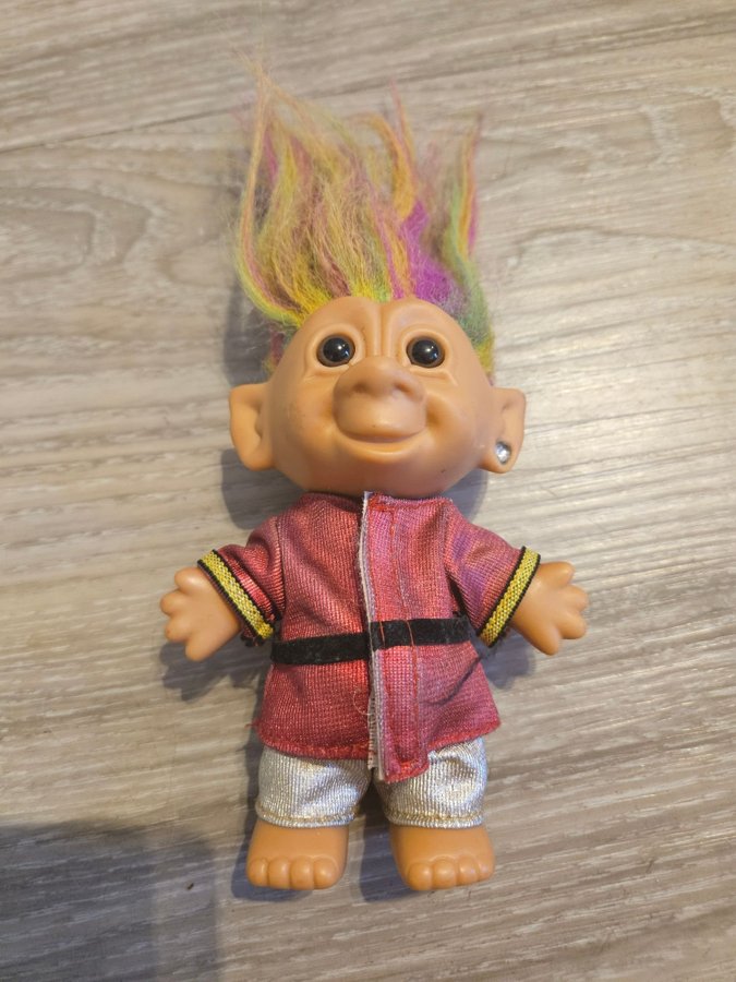 LYCKOTROLL Troll figurin trolldocka docka leksak vintage retro trolls