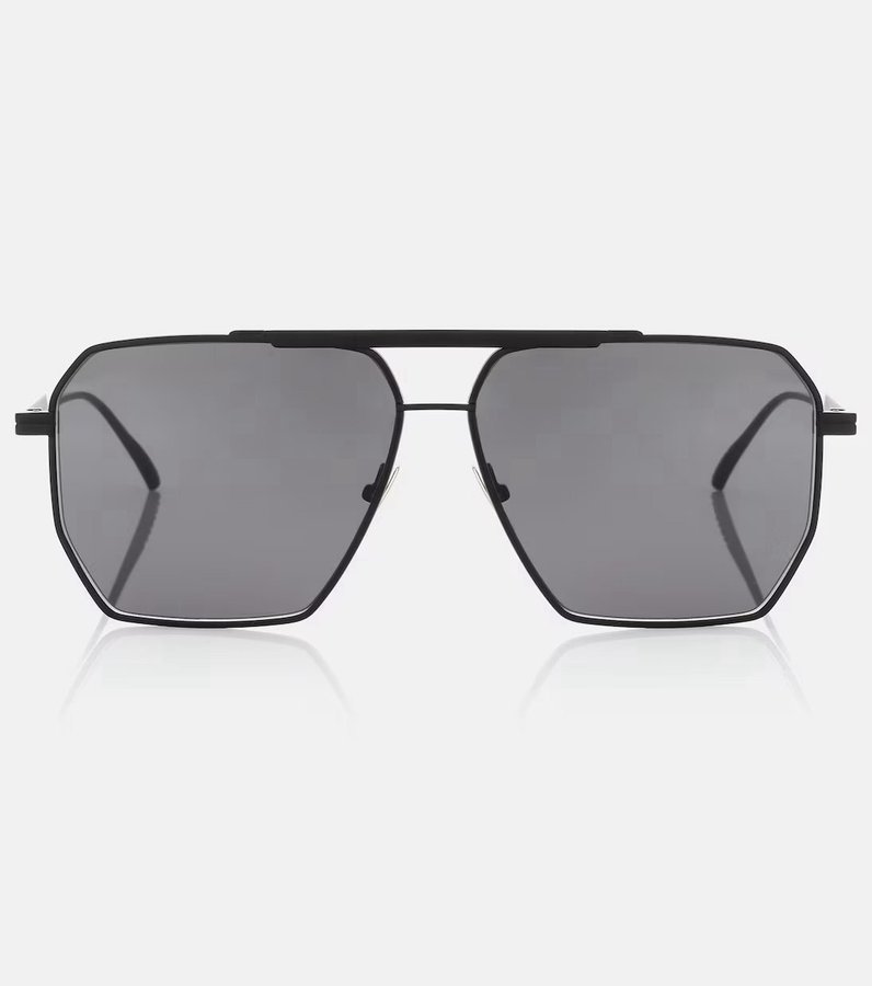 BOTTEGA VENETA Square aviator sunglasses