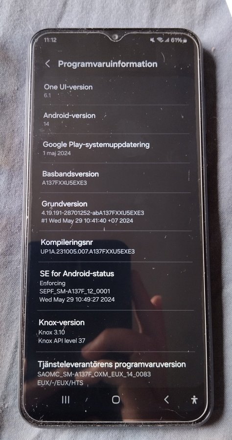 Samsung Galaxy A13 4G 64GB Grå inkl tillbehör