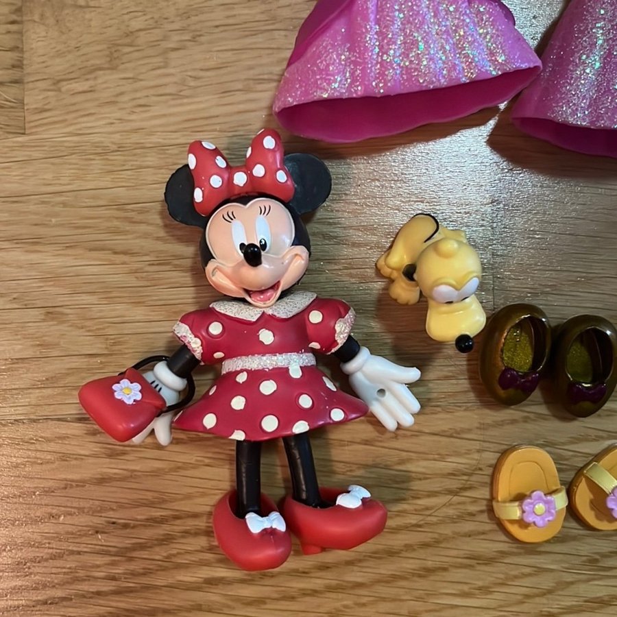 Disney Minnie Mouse fashion set mimmi polly pocket klä av klä på