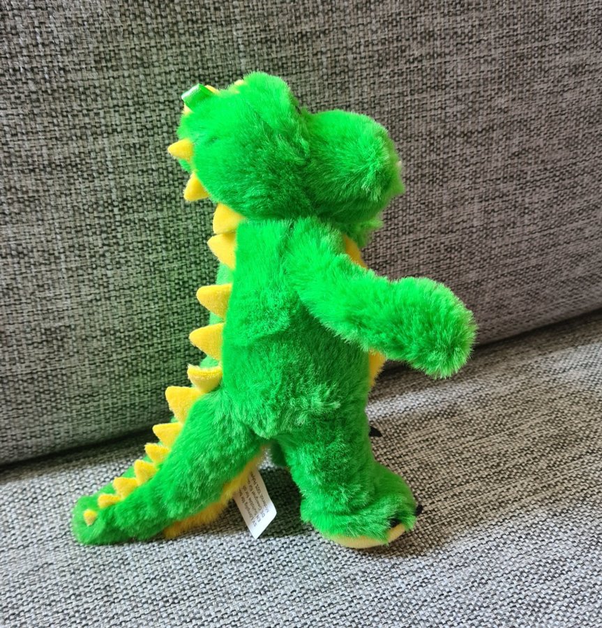 Bolibompa-drake Grön gosedjur dinosaurie nalle leksak plush