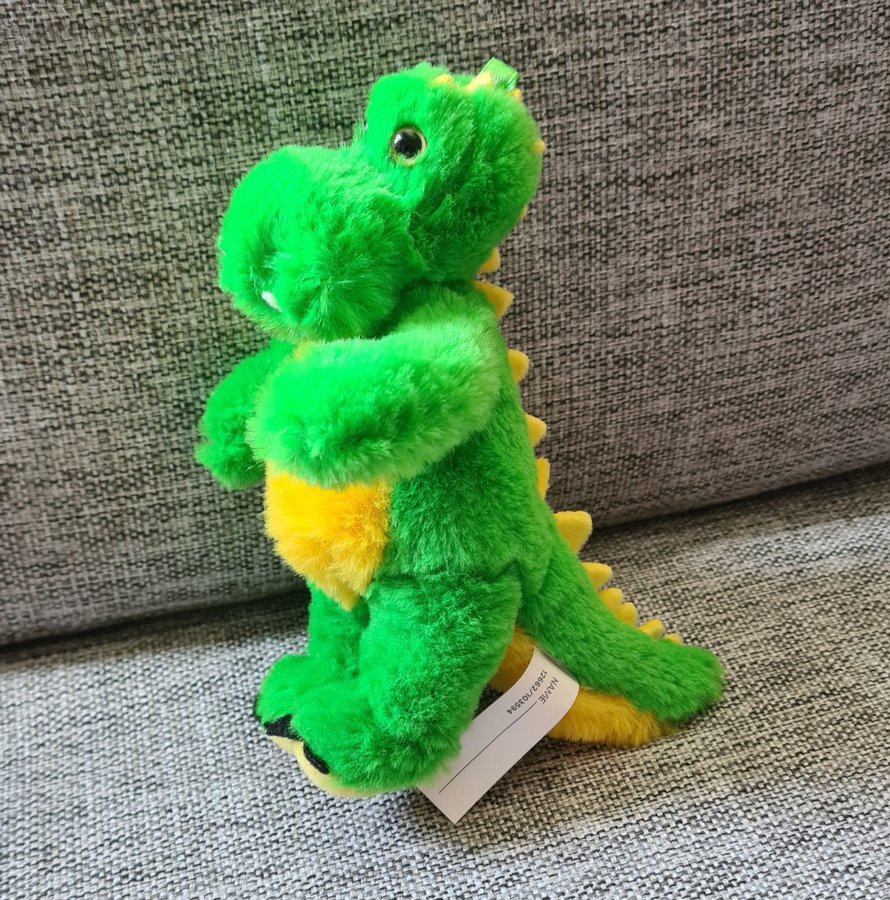 Bolibompa-drake Grön gosedjur dinosaurie nalle leksak plush