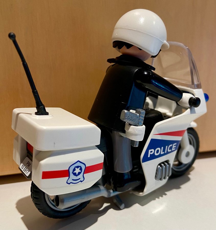 Playmobil Polis med motorcykel