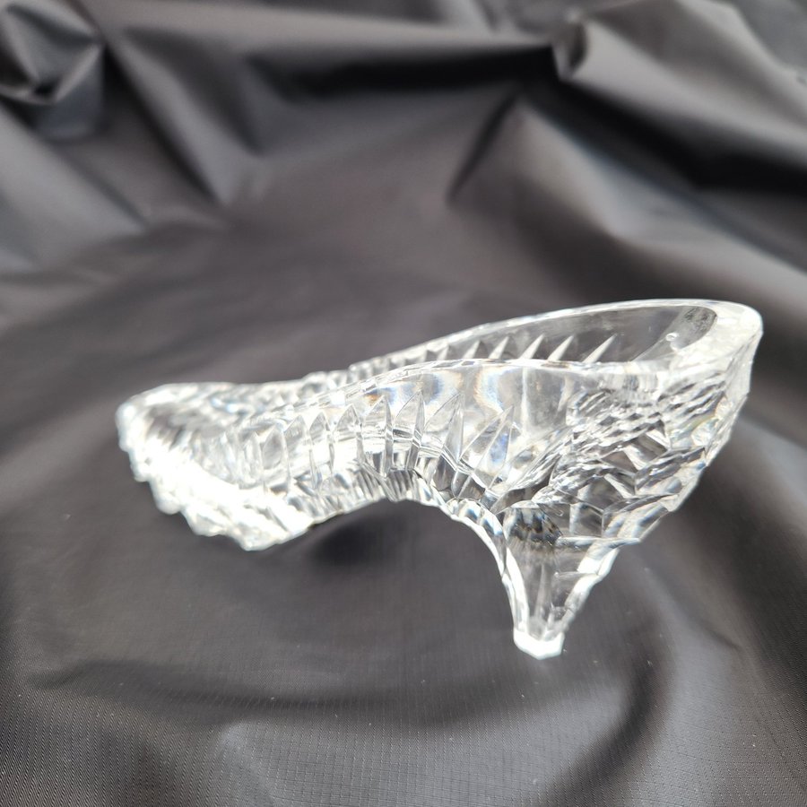 Beautiful Tipperary "Crystal of Kings" Fine Irish Crystal Glass Slipper