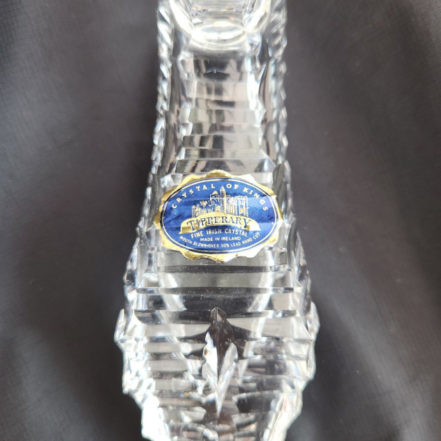 Beautiful Tipperary "Crystal of Kings" Fine Irish Crystal Glass Slipper