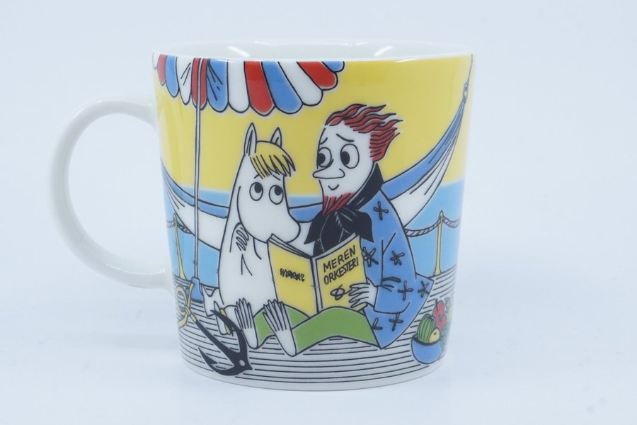 Muminmugg Snorkfröken och Poeten / Moomin Mug Snorkmaiden and the Poet [B]