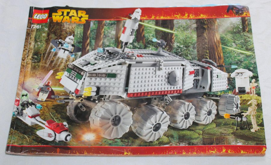 LEGO STAR WARS 7261 CLONE TURBO TANK MANUAL