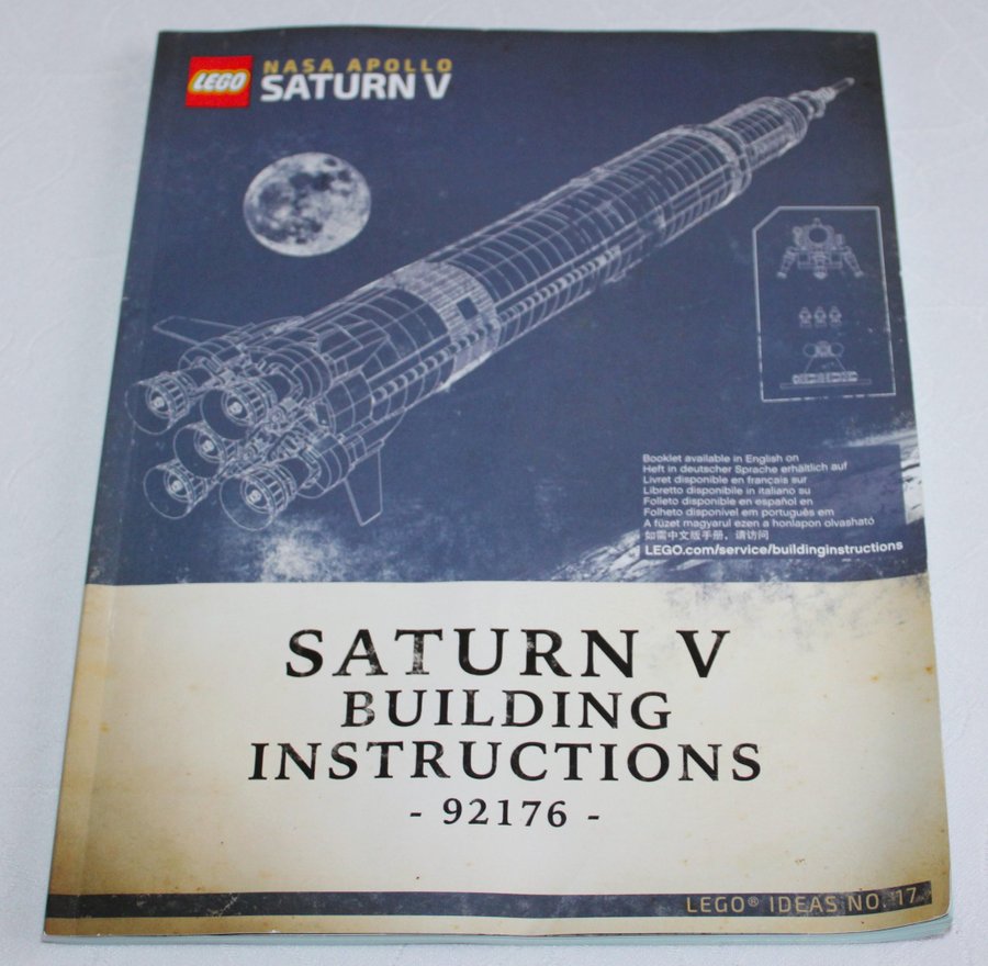 LEGO NASA APOLLO SATURN V 92176 SPACE EXPLORATION RYMD RYMDFÄRJA IDEAS