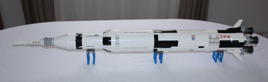 LEGO NASA APOLLO SATURN V 92176 SPACE EXPLORATION RYMD RYMDFÄRJA IDEAS