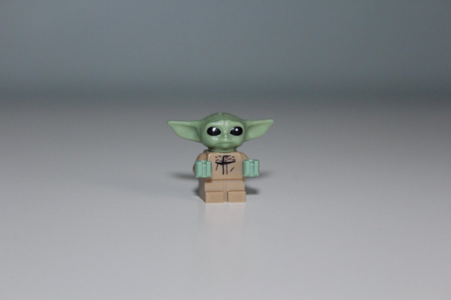 LEGO MINIFIGUR sw1113 DIN GROGU "BABY YODA" STAR WARS MED VÄSKA/SELE