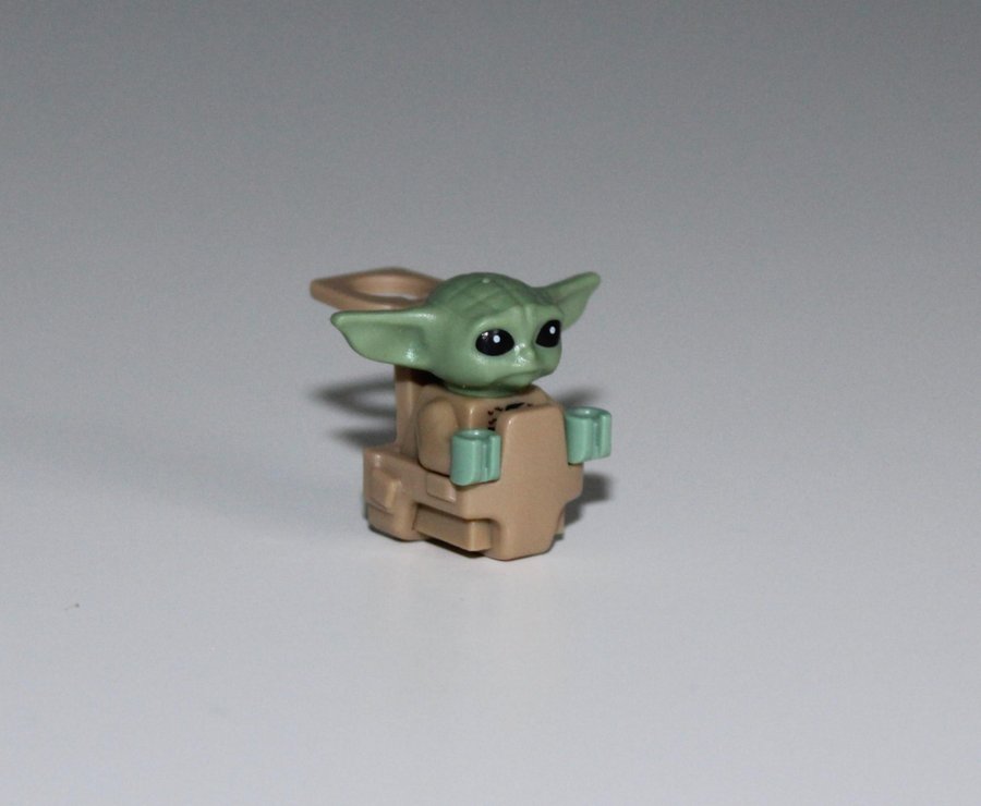 LEGO MINIFIGUR sw1113 DIN GROGU "BABY YODA" STAR WARS MED VÄSKA/SELE