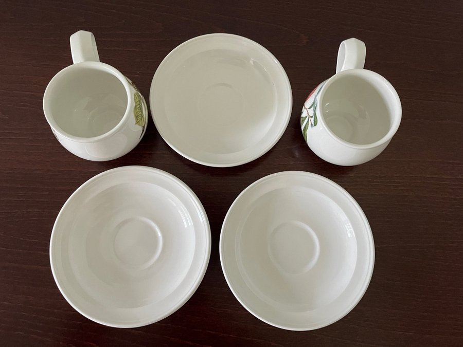 POMONA PORTMEIRION ENGLAND KOPP KAFFEKOPP TEKOPP 2 ST MED FAT 3 ST