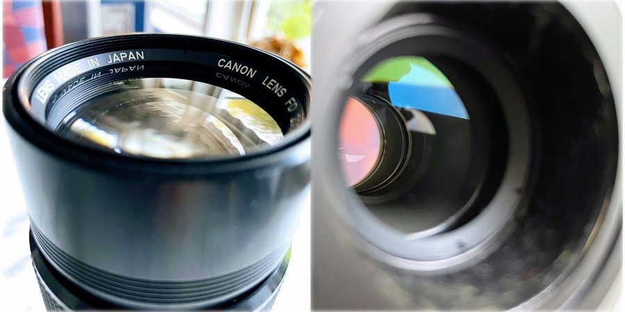 Canon FD 200mm f4 SSC w/ Extend Lens Hood Minty 200/4