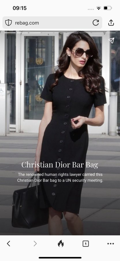 DIOR BAR BAG Vintage 2014 (26cmX38cmX14cm)