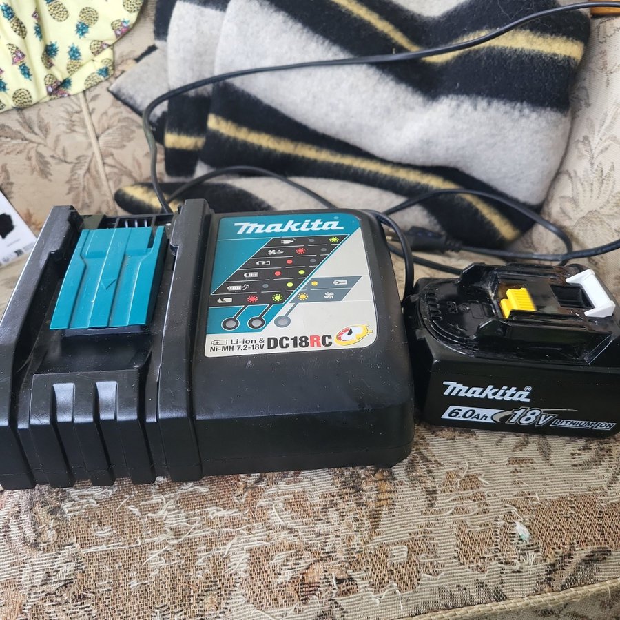 Makita 18V 60Ah batteri och laddare