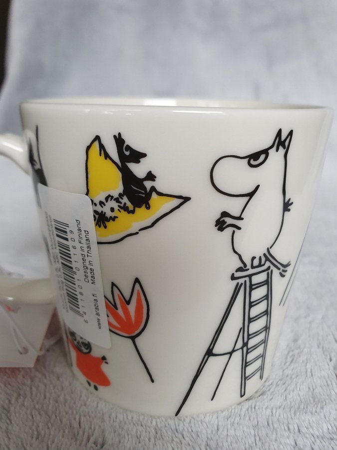 Arabia Mumin Muminmugg ABC Moomin mugg 1:a sortering etikett