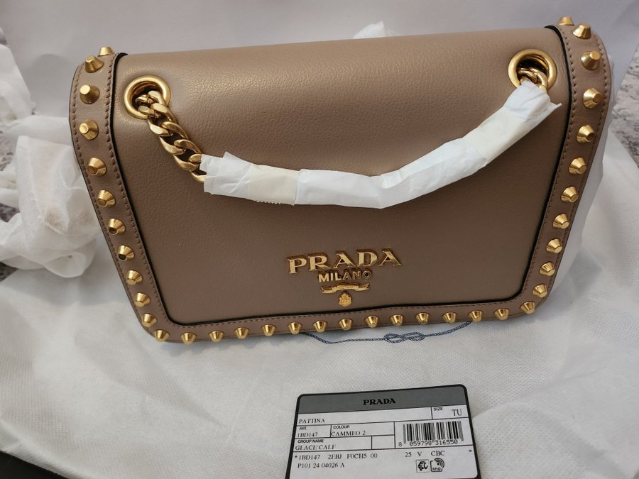 Prada väska Glace Calf Cammeo 2